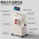 
DULA suitcase high-value multi-functional with cup holder USB trolley suitcase password box cool white and green 20 inches