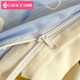 Jieliya pure cotton four-piece set, full quilt cover, 100% quilt cover, bedding, buttercream 1.5/1.8 meters bed