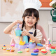 Deli Color Clay Machine Set de helado de plastilina Arcilla hecha a mano Diy Divertura Juguete Regalo de juguetes Boys and Girls Blay Cumpleaños para niños Kindergarten Start Stationery Gift