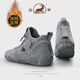 Ram plus velvet Martin boots men's summer thickened warm and cold-proof men's shoes high-top northeast anti-freeze men's Martin boots big cotton shoes gray plus velvet 41 leather shoes size