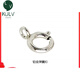 Fat Donglai's same Chinese Valentine's Day gift PT950 Italian spring buckle accessories tail chain DIY bracelet necklace connector hand buckle 5MM, platinum, one