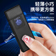 USB charging cigarette lighter car zinc alloy mini portable lighter lighter electronic cigarette lighter-zinc alloy black (722)