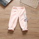 Disney (Disney) 2025 new children's spring and autumn sweatshirt two-piece set girls fashionable sportswear outfit baby girl spring suit pink 100