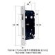XMSJ7255 CORPS LOCK 7255 LONGRÊT DE CORPS LURCE 235 Spring lourde Lock arrière Lock 7260 Large Hoist 7250 Corps de verrouillage divisé 724 T5347245 Long 210+ Heavy + Grand Hoist 35-50mm_General Type_With Key