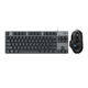 
Logitech K835 wired mechanical keyboard Gaming office business peripherals TTC axis 84 keys K835+ G502HERO [green axis]