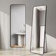 Ximofang Ganzkörper bodenhaftes Mirror Internet Celebrity Girl Home Probe Dressing Mirror Student Schlafsaal mit 20*20 Paste Single Anwendungsfreier rechts-HD