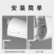 Huilide ceiling-free wall washing lamp trough open-install reflector trough bedroom top corner line return light trough floating ceiling line light XT829+691-80 high-top corner light trough