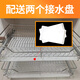 XMSJ304 Pull Basket Edelstahl fester Dämpfungspuffer Schrank Klangkorb Schale Schüssel Rack Doppelschicht Schüssel Schale Küche Schüsselkorb 1 Runde Stahl 720 Schrankkörper leer 665-695