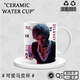 Yao Wan Xilian und Deep Space Peripheral Water Cup Qin che q Version Peripheraler Lüfter Becher Keramik Tasse Wasserbecher Wasserbecher Kaffeetasse Du2694 --- weiße Hand Keramik [Tasse]