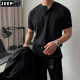 Jeep Spirit Henry Camisa pesada Americana Americana de algodón de algodón de algodón de verano Henry Henry Camiseta Yuppie Yuppie Camiseta Paul