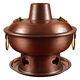 Guo Yiyuan pure copper thickened retro charcoal one piece copper hot pot handmade red copper old Beijing mutton-shabu copper hot pot pot charcoal copper hot pot single flavor 8-10 people 36cm