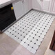 Kitchen floor mat is waterproof and oil-proof, large area can be cut and scrubbed for home use. PVC non-slip full-cover balcony entrance hall 200*300 cm color hexagon