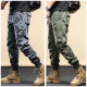 JAGR trendy casual pants men's new style work pants spring and autumn summer sports pants men's tying pants trendy men's casual pants 679 military green (summer style) 33 Recommended 150-160 Jin [Jin equals 0.5 kg])