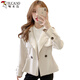 Woodpecker ins trendy coat women's windbreaker 2024 spring and autumn new thin coat short women's jacket small top military green 9923 M
