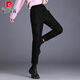 Pierre Cardin Down Pants Women's Outerwear 2025 Autumn and Winter New Pants - 40 Degree Coldproof Straight Cotton Pants Versatile Khaki M Recommended 90-105 Jin Jin equals 0.5 kg