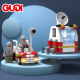 GUDI Space Rocket Bloques Building Bloods Fighter Station Space Station Modelo de juguetes para niños Toys de cumpleaños Regalos de regalo Space Transhuttle Centro de lanzamiento [679 partículas]