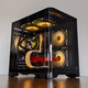 Wanjia Tianmu MINI black MINI curved glass sea view room computer case desktop MATX motherboard 240 water cooling
