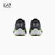 EMPORIO ARMANI/阿玛尼官方旗舰EA7/新款男女情侣款跑步运动休闲鞋2025夏季 R983-黑色/草绿色 44