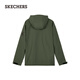 Skechers Rubik's Cube Series Three-in-One Polar Fleece Jacket Outdoor Casual Jacket Men's Kalamai Green/016C L
