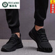 Specht 2025 Frühlings- und Sommer -Sportschuhe Herren atmungsaktive Laufschuhe Neue Mesh Trendy Mesh Schuhe Herren lässige Schuhe 9905 Schwarz 38