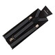 Yusenyi Elastic suspenders for male and female babies, infants and children's pants, black anti-fall elastic suspenders, pants clip suspenders, black and white striped long suspenders (140-160 sizes)
