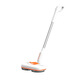Smart household electric mop, sweep and mop all-in-one handheld wireless electric two-wheel rotating floor scrubber, white