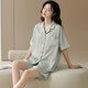 
Modal high-end ice silk pajamas for women in summer short-sleeved 2025 new large-size thin casual summer wearable suit 09M16805 M