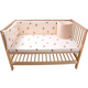 Good Baby Crib Bed Surrounder One-piece Baby Bed Surrounder Spliced Bed Surrounder Crib Fence Soft Pack Anti-collision Beanie Velvet Surrounder Flower Rabbit Double-sided Bed Surrounder Height 40cm Length 200cm