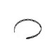 ALEXANDRE DE PARIS simple women's hairband classic retro hair accessories for women 1573 N classic black