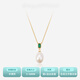 Chenru Freshwater Pearl Necklace Single Pendant Simple Neck Accessory Mother's Day Gift Korun Pearl, a subsidiary of Jingrun Pearl