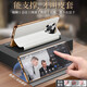 乐蔻【磁吸真皮翻盖】华为mate40pro手机壳商务智能休眠全包銮金电镀金边40pro+新款保护套 【金边黑色】头层牛皮荔枝纹 华为mate40Pro/40EPro通用