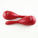 Alice colored long-handled sand hammer sand stick big sand egg accompaniment stage percussion pair A043SE long-handled sand hammer (2 sets of red)