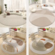 
Round carpet Bedroom Light luxury living room with no washing and wiping sofa blanket Computer chair Study room sound insulation blanket Sunru-14106-round 200cm*200cm (round)