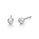 Mengjinyuan Platinum Earrings PT950 Car Flower Small Balls Ear Sticks Ear Needles Earrings Women's Pair