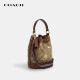 COACH蔻驰女包水桶包Dempsey手提包老花单肩斜挎包送女友礼物 CN679 IMWD9
