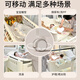 筏芯尿布台婴儿床二合一折叠可移动尿布台婴儿护理台新生婴儿多功能可 护理台+4D空气纤维垫+5个收纳盒 框架结构 组装