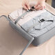 Qingbilin Travel Storage Bag Seven-Piece Storage Bag Underwear Washing Storage Travel Organizing Bag Set Travel Essentials Light Gray丨Lucky Storage Twill Bag
