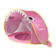KENPUAZ tent children's indoor installation automatic seaside outdoor play sun protection and sunshade quickly open beach game house Pink-Beach toys
