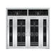 Customized 304 stainless steel doors, single doors, stainless steel anti-theft doors, household entrance, mother and mother door villas, rose gold style 9924
