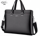 Sachi SATCHI first layer cowhide men's leather bag men's handbag genuine leather briefcase business computer bag horizontal handbag 16853 dark blue horizontal style 14 inch #2#