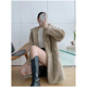 Tafu Brand Women's Clothing Imported Otter Rabbit Fur Coat para mujeres Mid-longitud de longitud media de invierno Nuevo pelaje integrado White M 106-115Jin [Jin es igual a 0,5 kg]