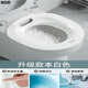 Meikejie ass-washing artifact, male hemorrhoid basin, bidet for men and women, special for girls, pregnant women, squat-free toilet to wash butt pp, thickened version - natural white hook - with scale