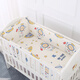 Babypure shine crib bed guard cloth children's spliced bed guard soft bag kit anti-collision guard cloth pure cotton customizable and removable for all seasons 4 pieces of guard + bed sheet color remarks 110x65 pure cotton bedding