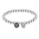Yuxifeng Jewelry Platinum Bracelet Women's PT950 Two Worlds Bracelet Platinum Lotus Lotus Pendant Transfer Pearl Bead Bracelet 8.98g