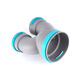 Fresh air top air supply PE fresh air pipe connector U-shaped tee reducer connector elbow tee reducer 200-160 (with air valve)