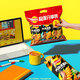 Lay's Kartoffelchips (Tintenfisch + gegrillte Flügel + Schweinebauch) 70 g*3 Packungen große Wellenkombinationssack -Snack -Geschenktüte
