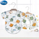 
Disney baby summer thin suit baby short-sleeved pure cotton open-stage split clothes for girls children's pajamas shorts My dad is more handsome + letter bear boneless 80 cm (80 cm)