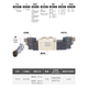 Válvula solenoide neumática de pasajeros 7V 110 120 130C-06 Válvula de control de inversión de cilindro 7V12006B0 7V100M8F