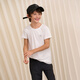 
Aimer kids adore children's T-shirt girls small ice-skin versatile T neutral short-sleeved top wear AK381E761 neutral white AK381E761 170