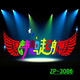 
Anchor background cloth live broadcast room internet celebrity background wall rock music stage background 3d three-dimensional high definition retro ZP-11150 2.5 meters wide + 2.5 meters high